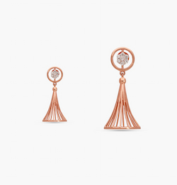 The Tricone Drop Earring